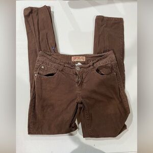 Peace love brown corduroy pants size 7